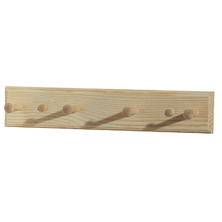 Waddell Wood 18 In. Shaker Peg Rack SPR-18/HR180